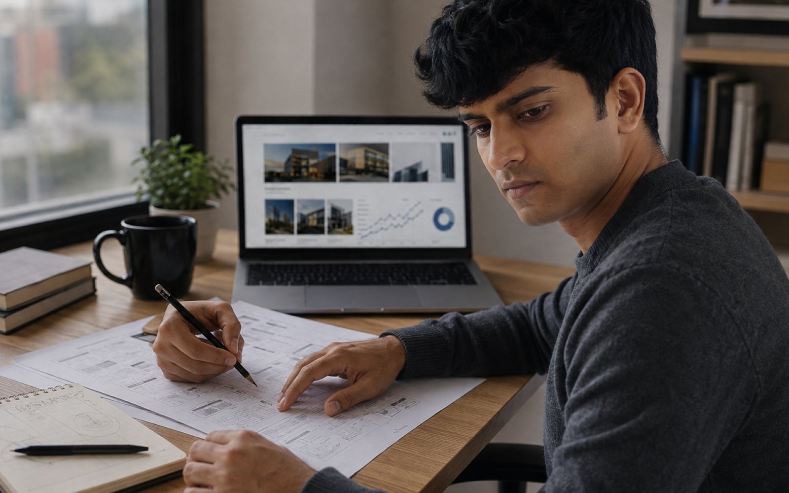 Siddhesh Patil marking up a search performance and content audit